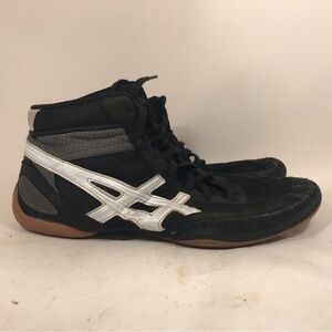 Asics Matflex Mens Black Suede Gum White Wrestling Shoes Sz 11.5